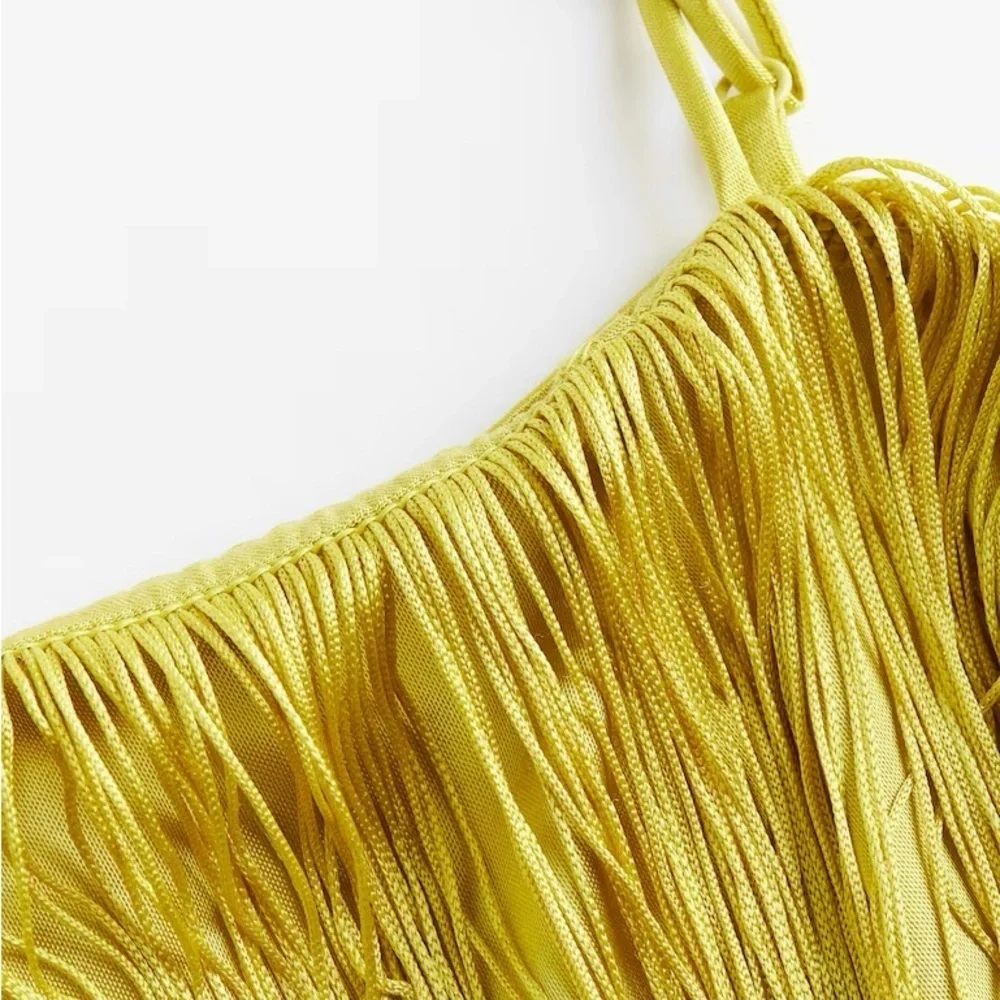 Fringe satin top - Picture 5 of 5